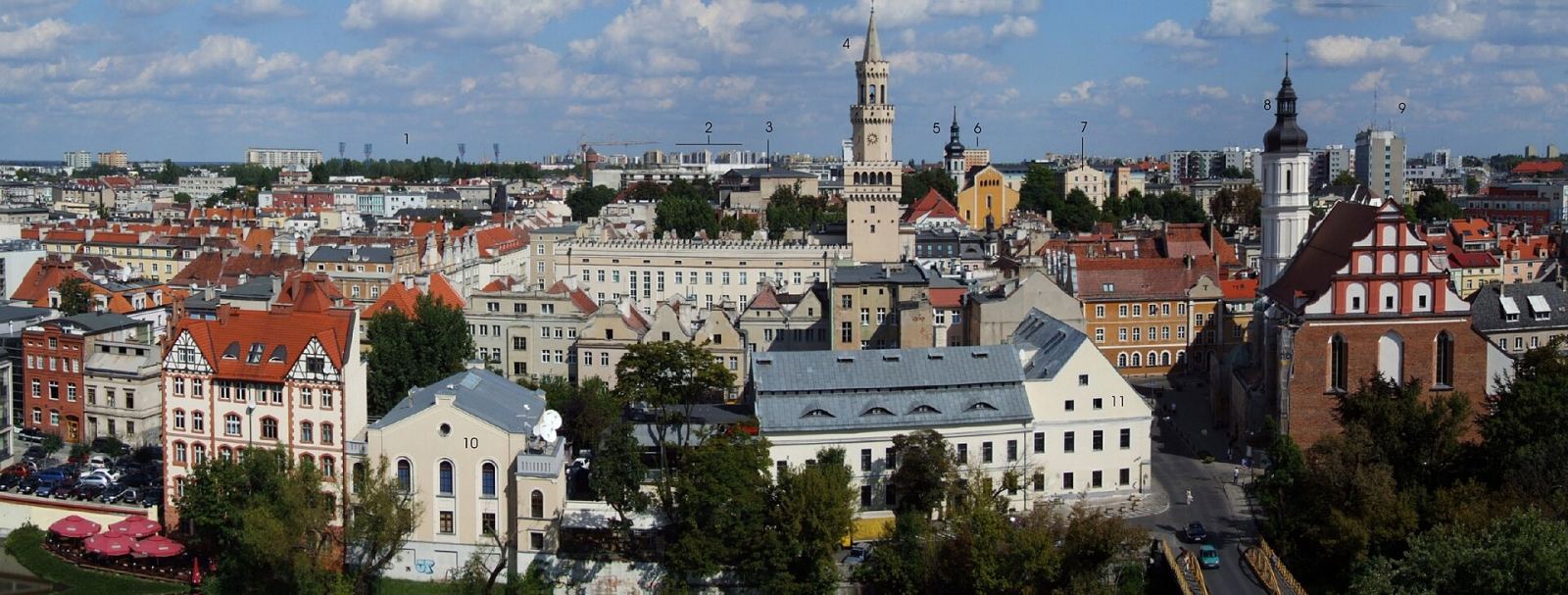 Miasto w granicach średniowiecznego założenia, Opole