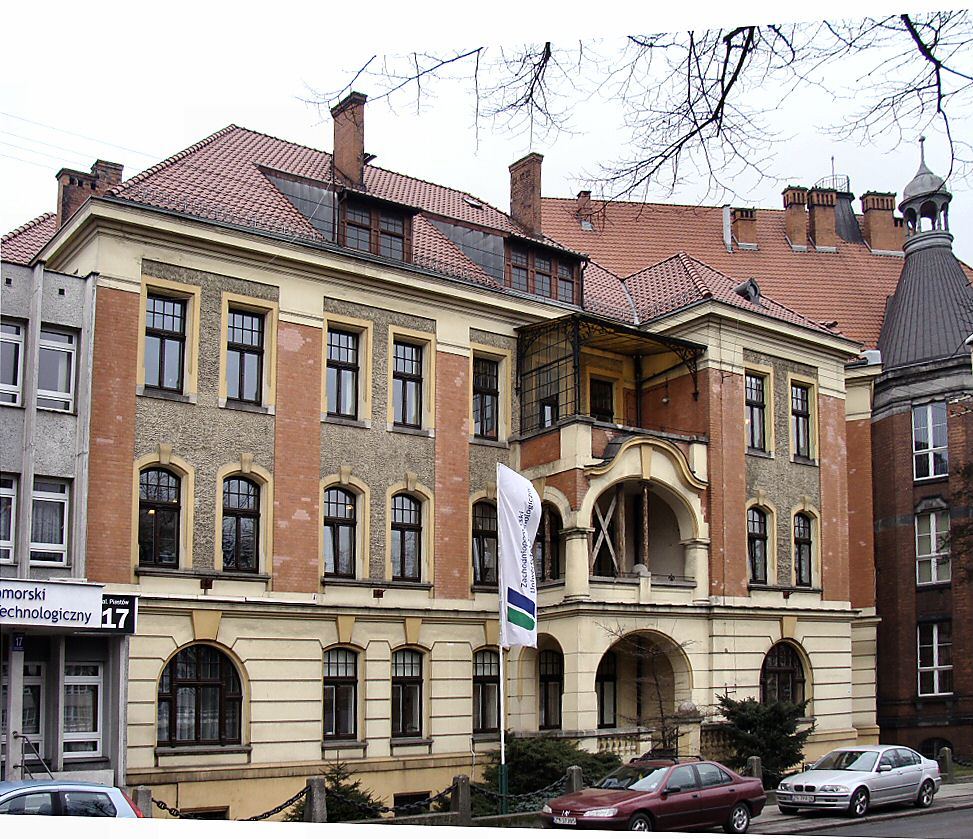 D. dom dyrektora Szkoły Rzemiosł Budowlanych, ob. rektorat ZUT, Szczecin