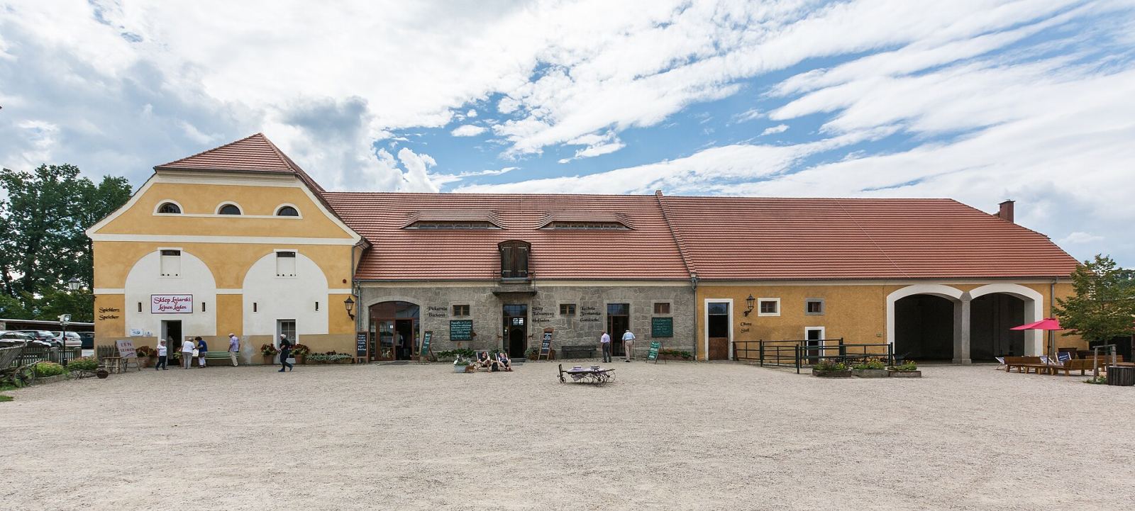 Zespół folwarczny, Łomnica