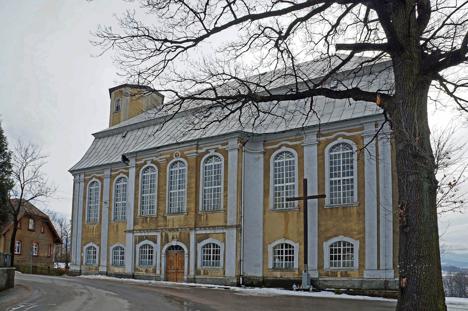 Kościół ewangelicki, ob. rzymskokatolicki pw. św. Barbary, Rębiszów