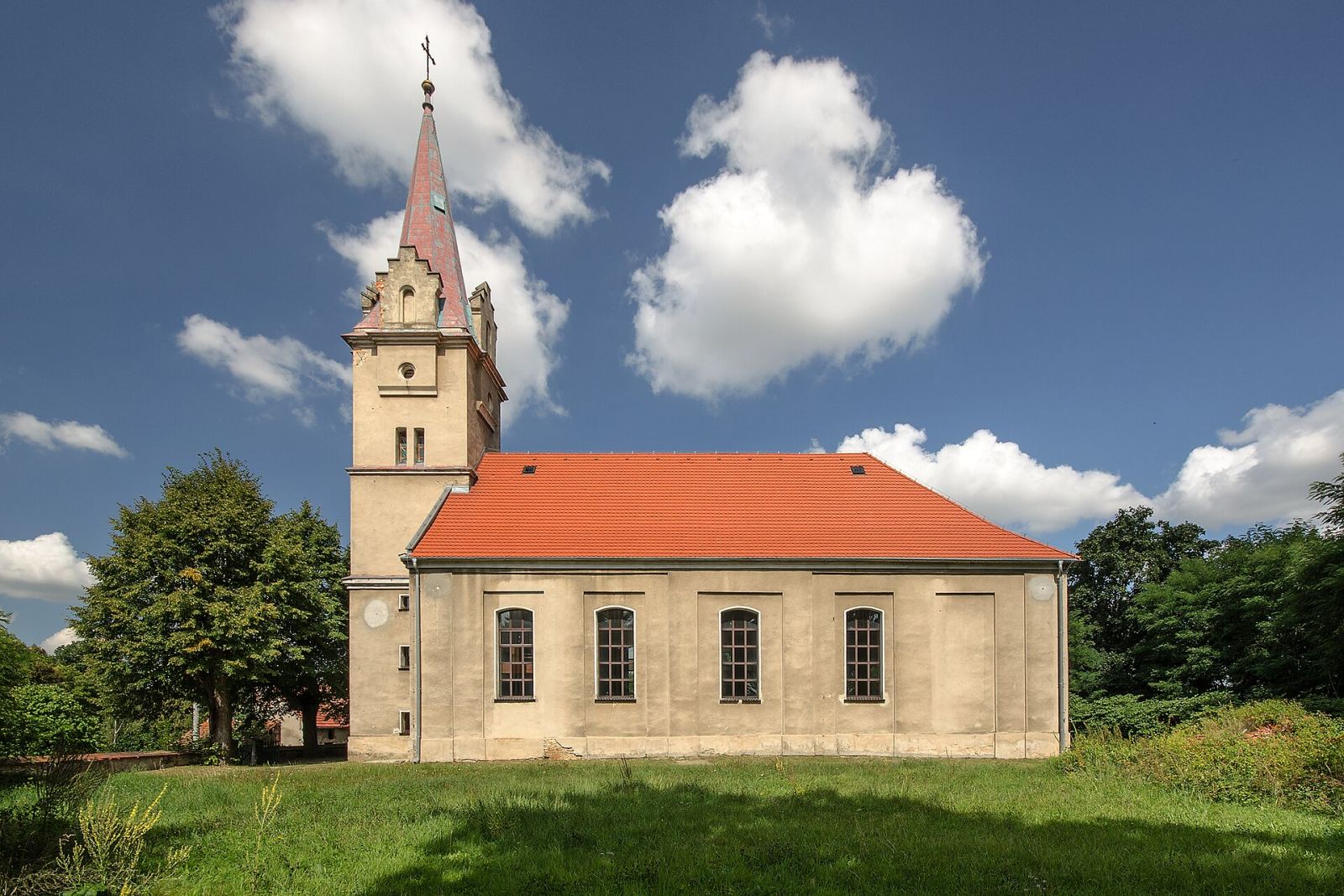Kościół ewangelicki, ob. rzymskokatolicki filialny pw. Matki Boskiej Loretańskiej, Wawrzyszów
