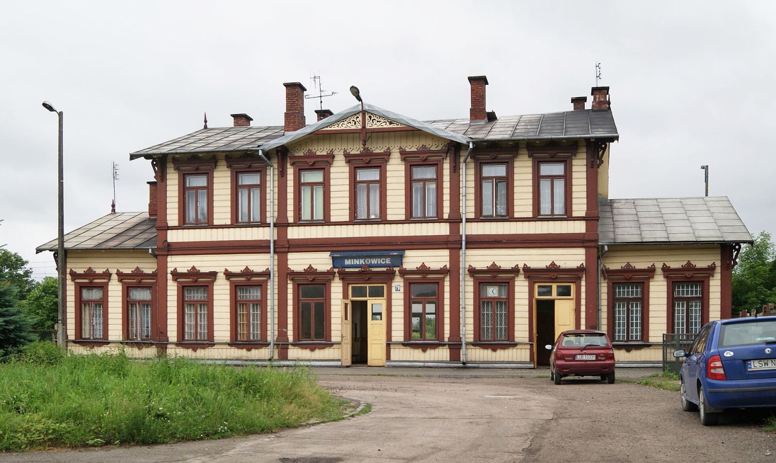 Dworzec kolejowy, Minkowice