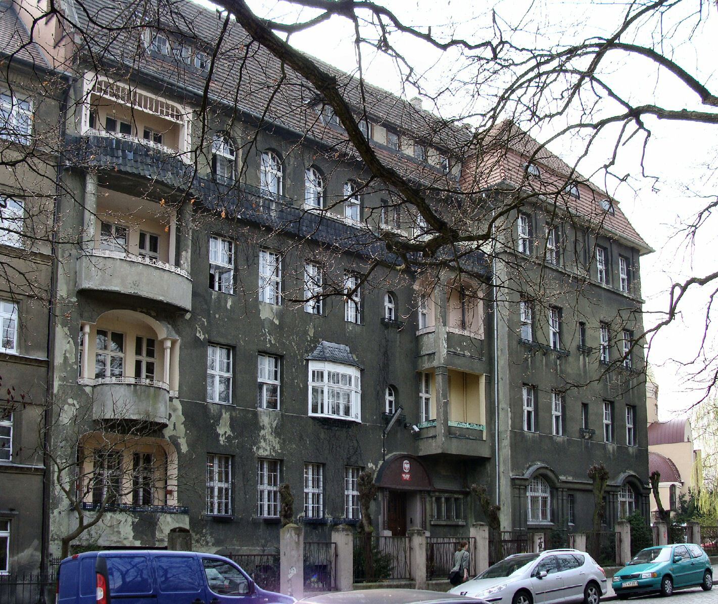 Kamienica, ob. bursa szkolna, Szczecin