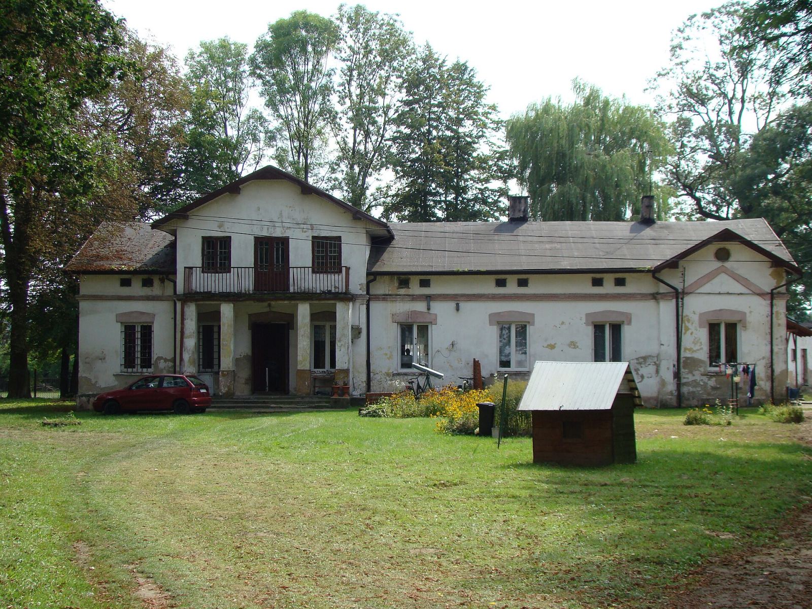 Park dworski o układzie geometrycznym, Łęki Szlacheckie