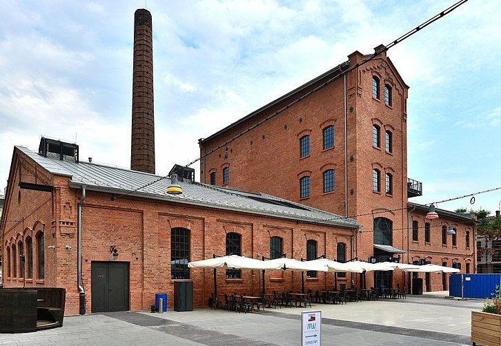Kotłownia z kominem, Warszawa