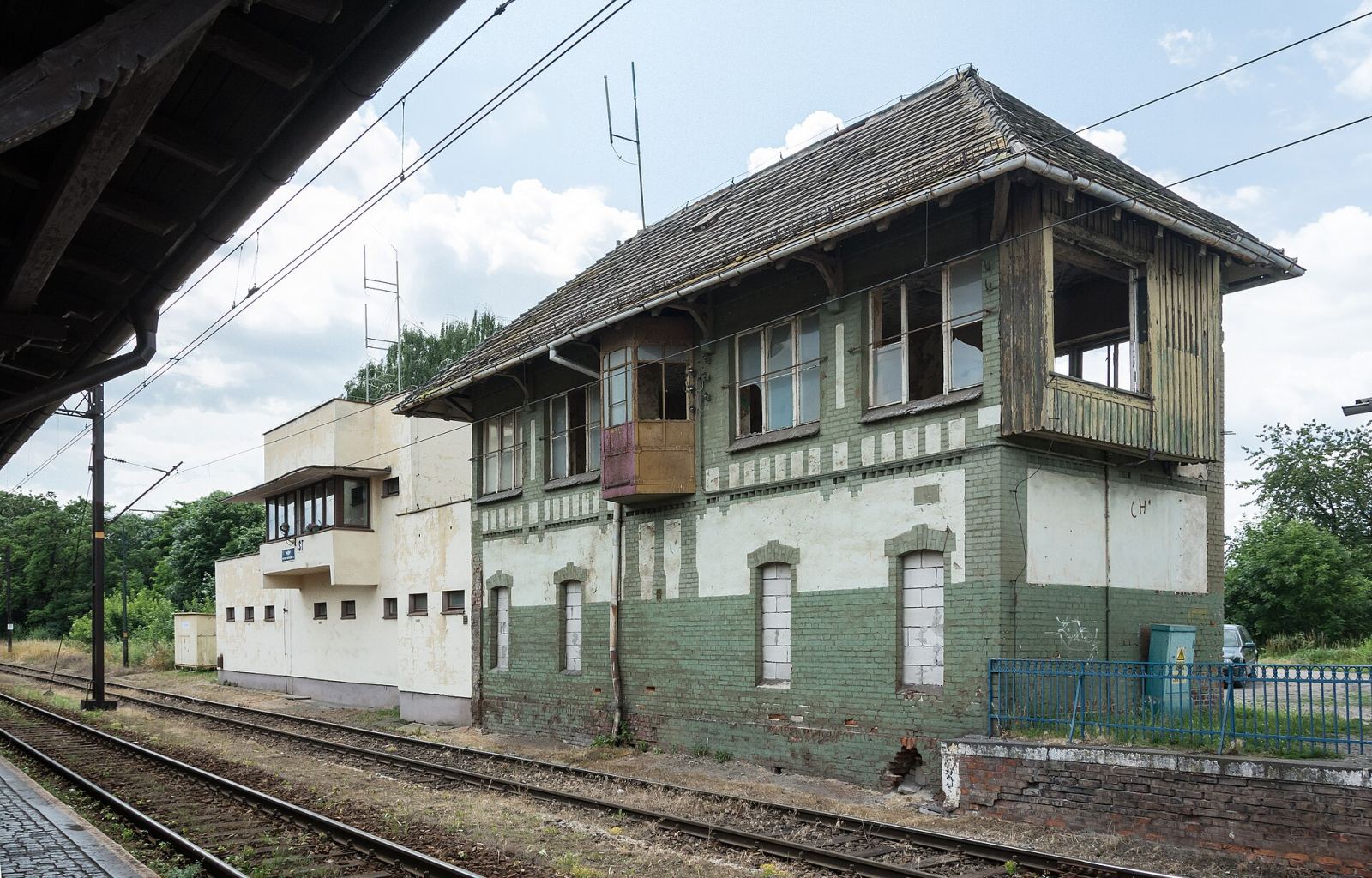 Budynek nastawni, Strzelin