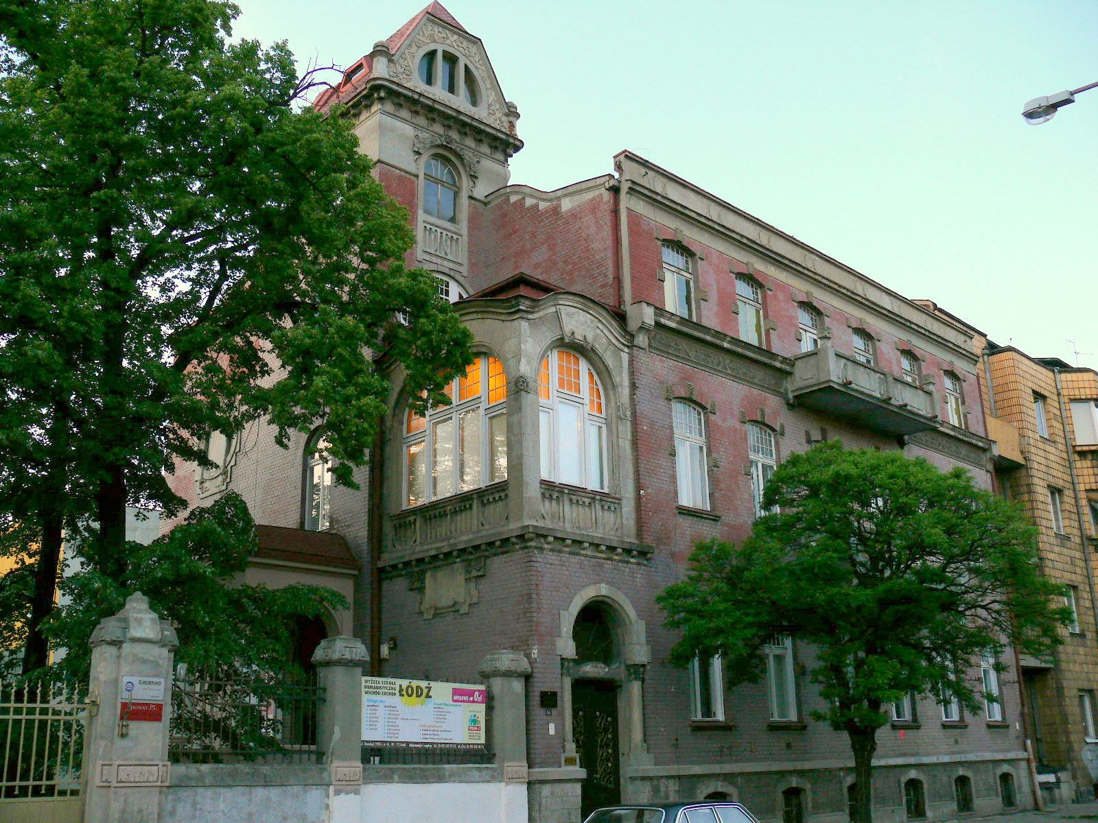 Willa Leona Rappaporta, Łódź