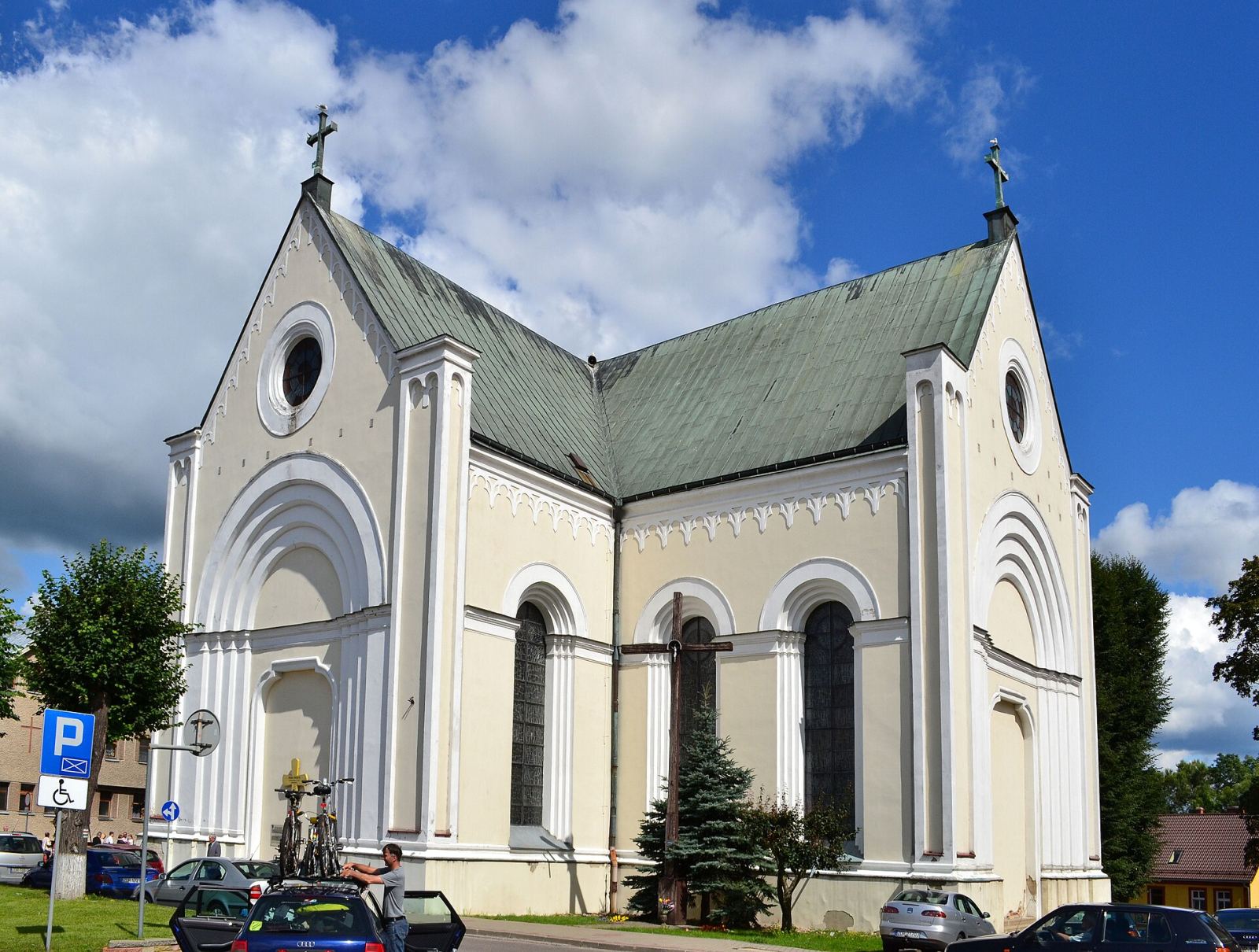 Kościół ewangelicki, ob. rzymskokatolicki pw. Podwyższenia Świętego Krzyża, Czaplinek