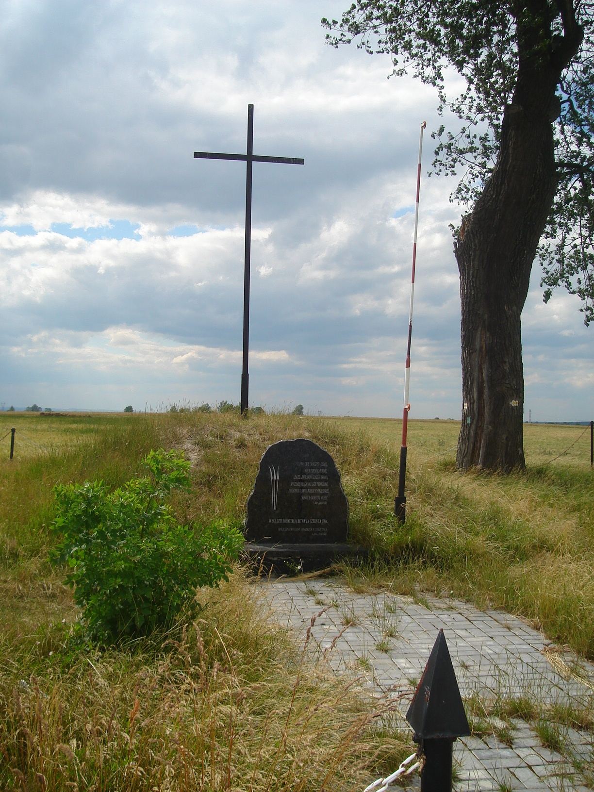 Zbiorowa mogiła poległych w bitwie pod Szczekocinami, tzw. Kopiec Kościuszki, Chebdzie