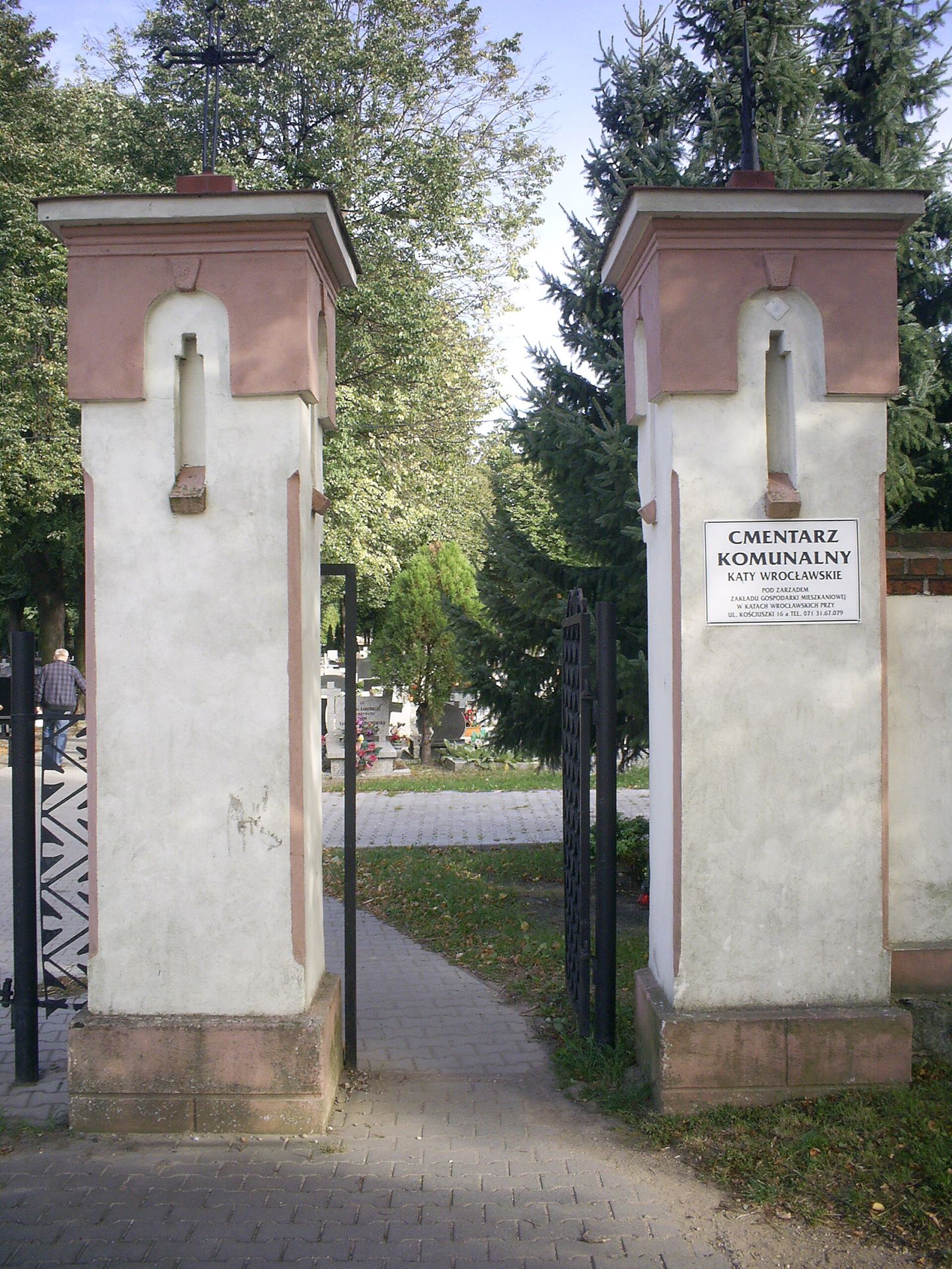 Cmentarz ewangelicki, ob. komunalny, Kąty Wrocławskie