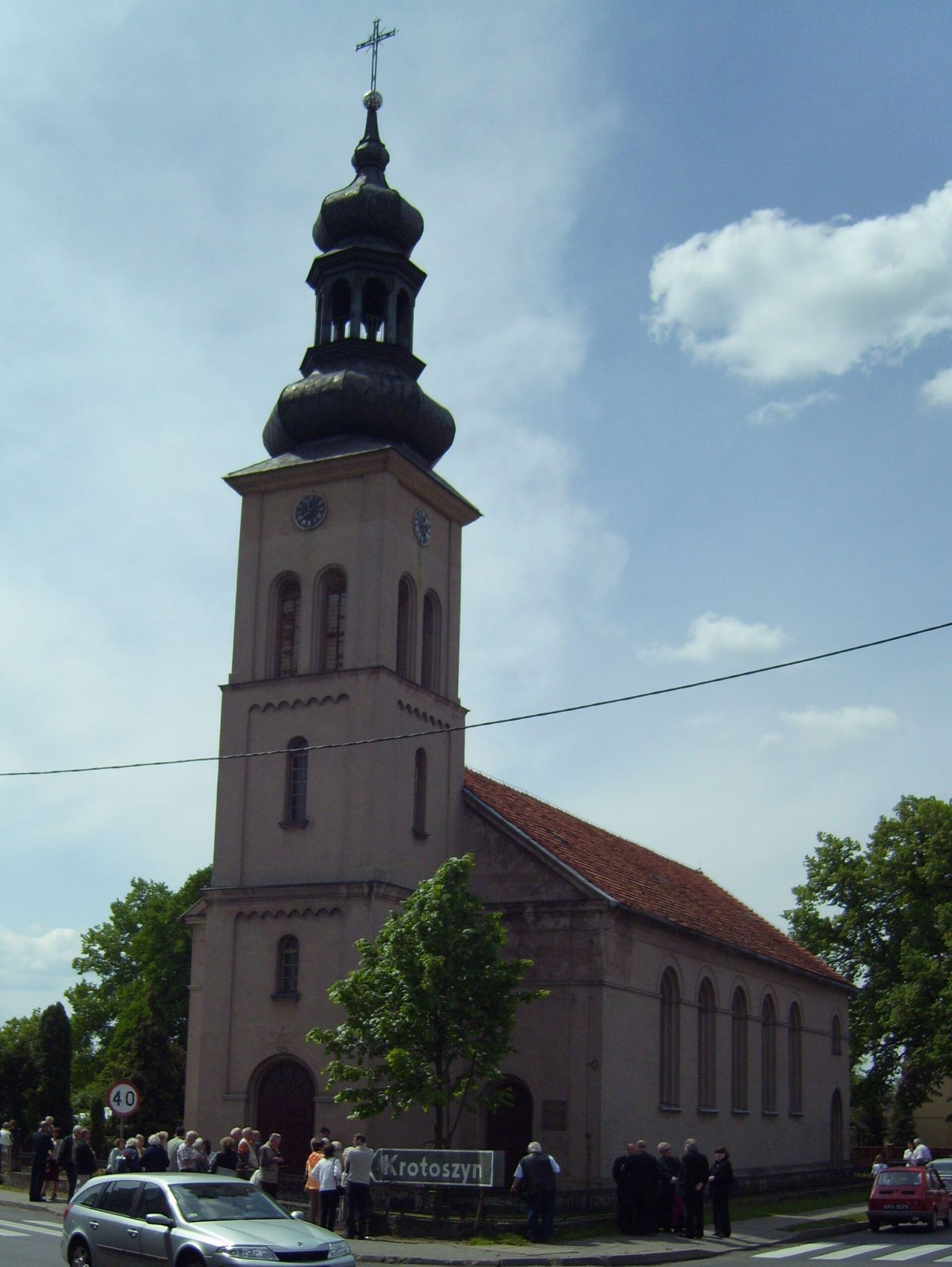 Kościół ewangelicki, ob. magazyn, Dobrzyca