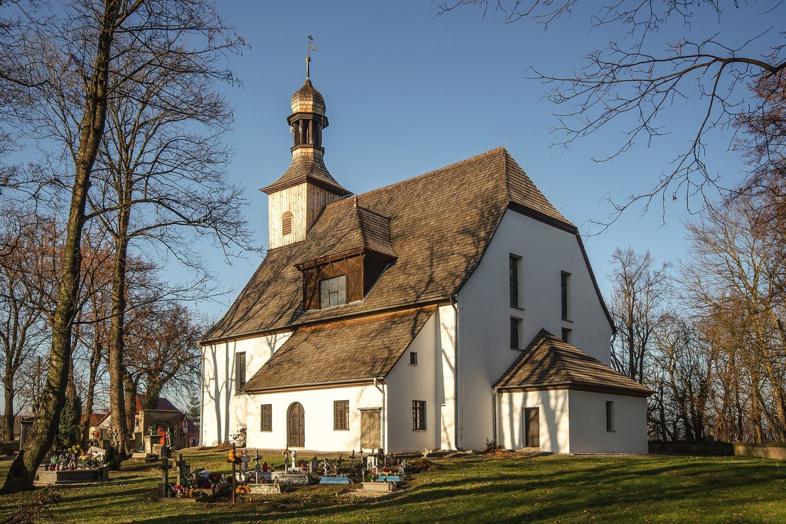 Kościół ewangelicki, ob. rzymskokatolicki pw. św. Anny, Krzywa