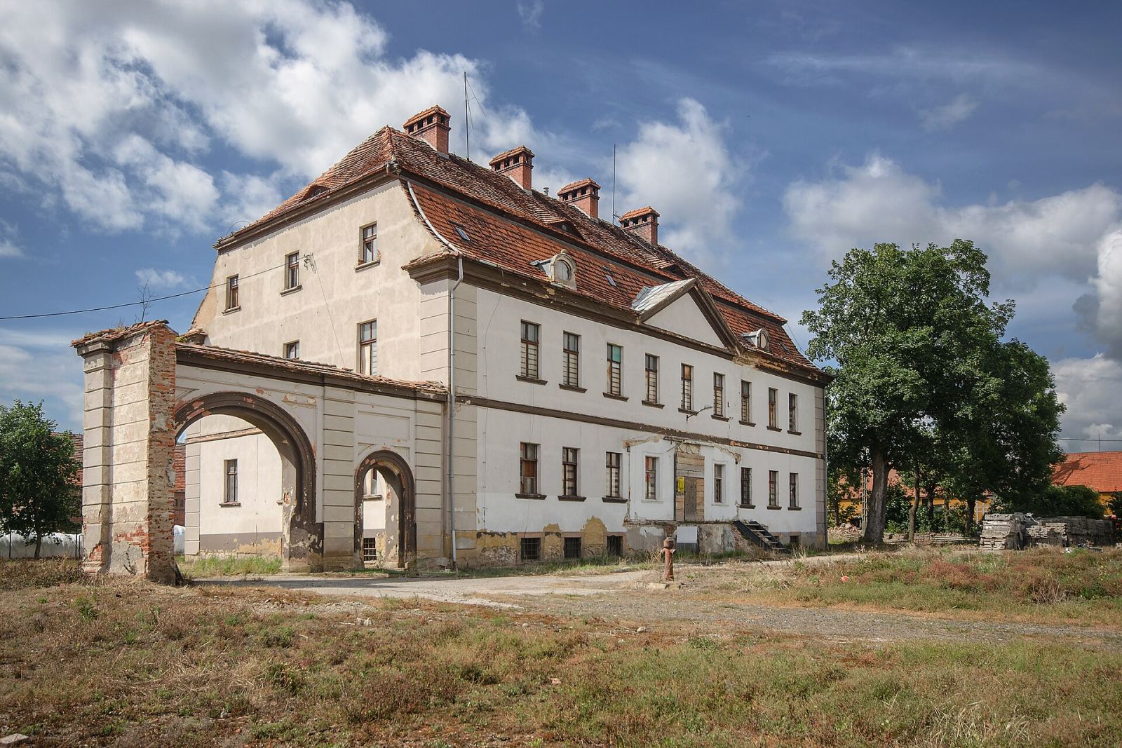 Zespół dworski, Kunice