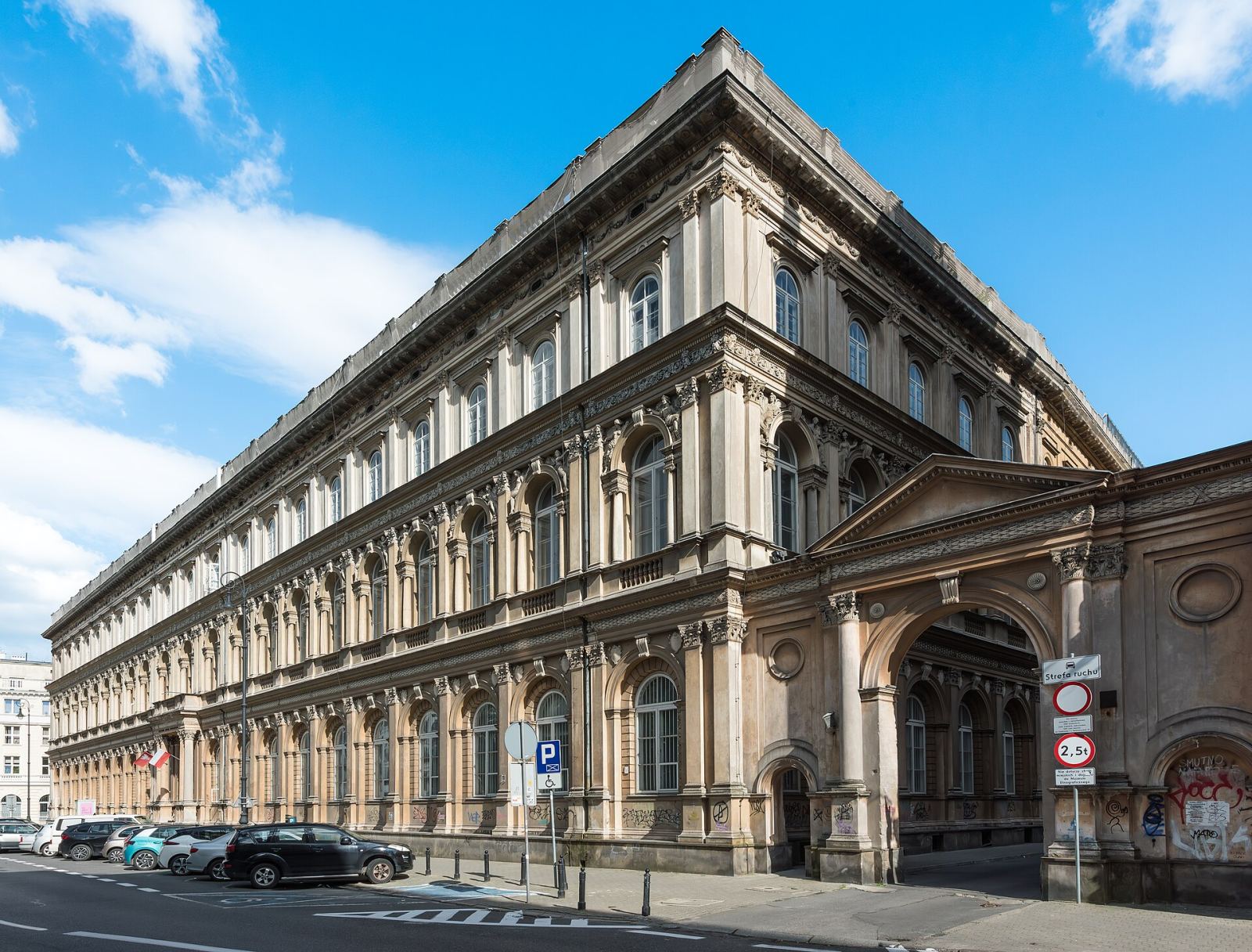Gmach Towarzystwa Kredytowego Ziemskiego, ob. Muzeum Etnograficzne, Warszawa