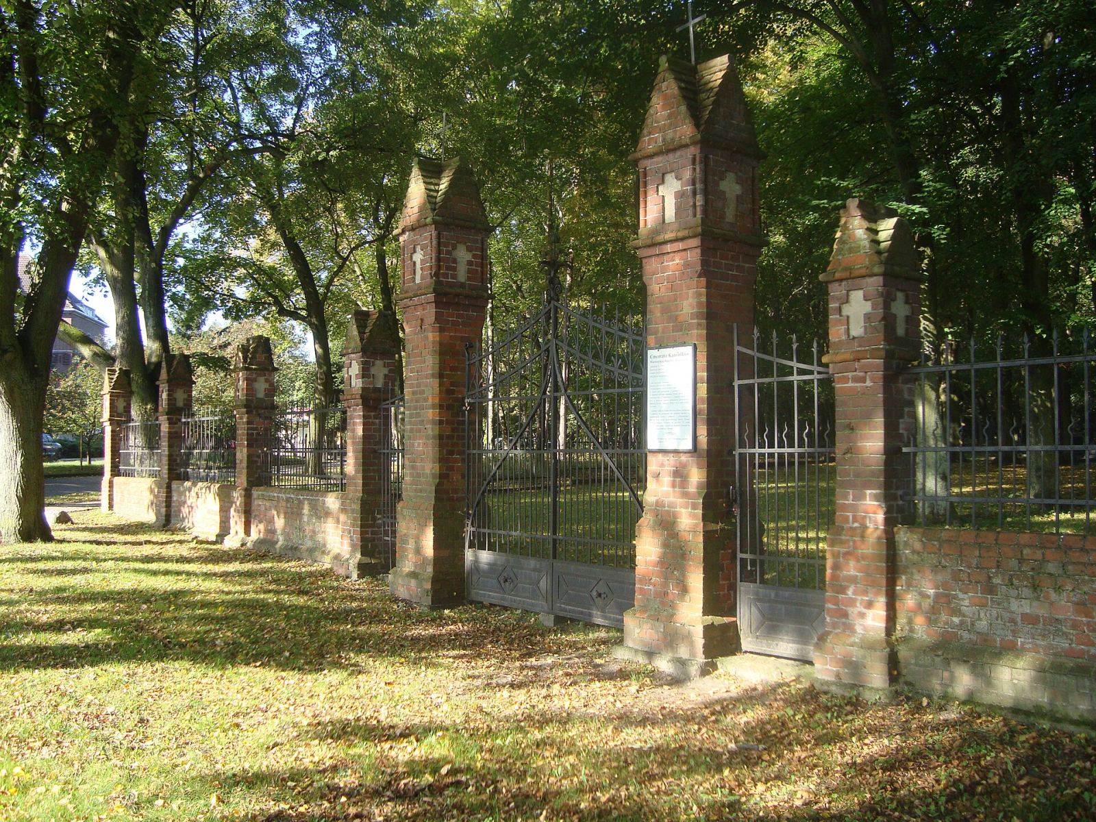 Cmentarz kanoników z drzewostanem, Frombork
