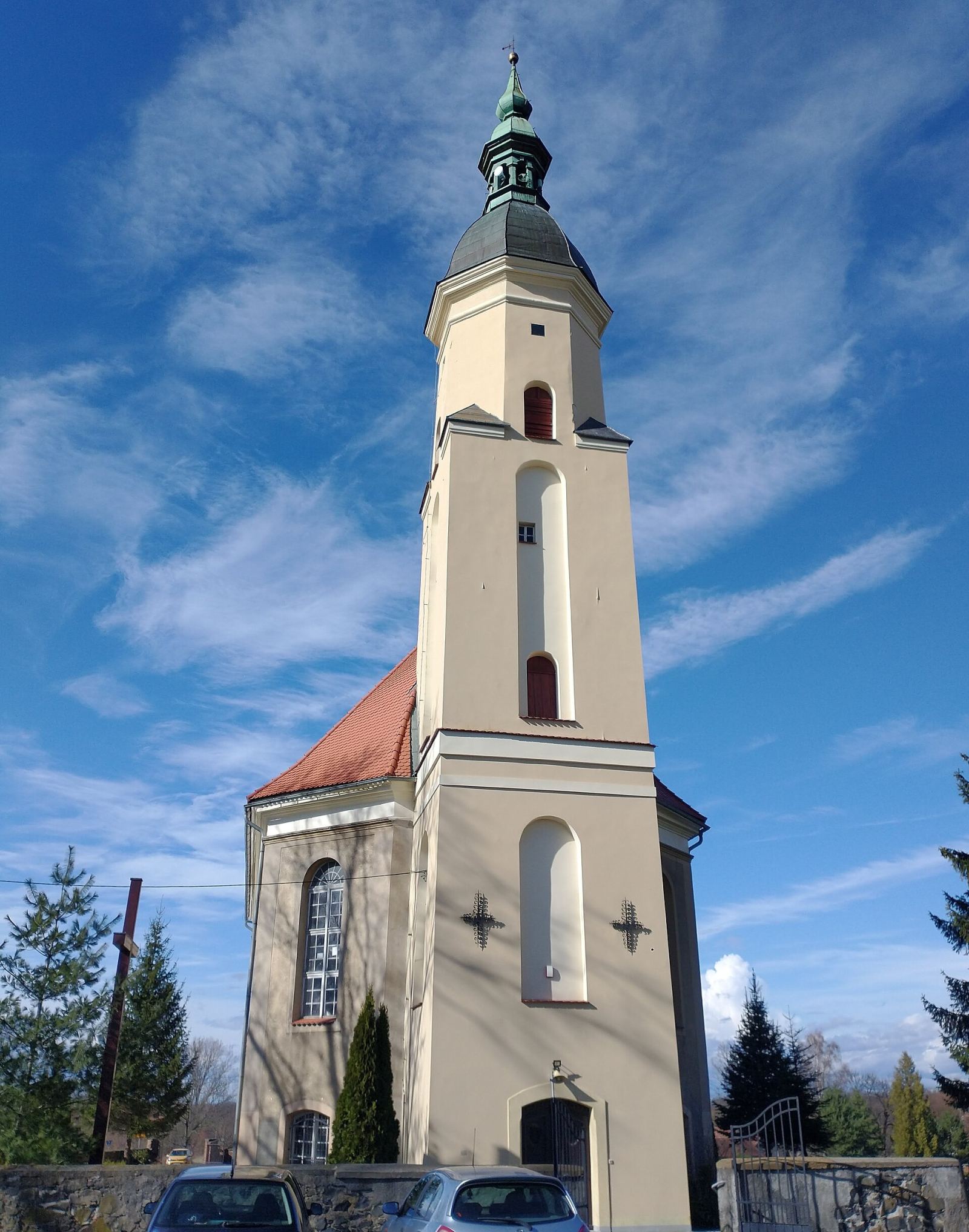 Kościół ewangelicki, ob. rzymskokatolicki parafialny pw. św. Marii Magdaleny, Radzimów