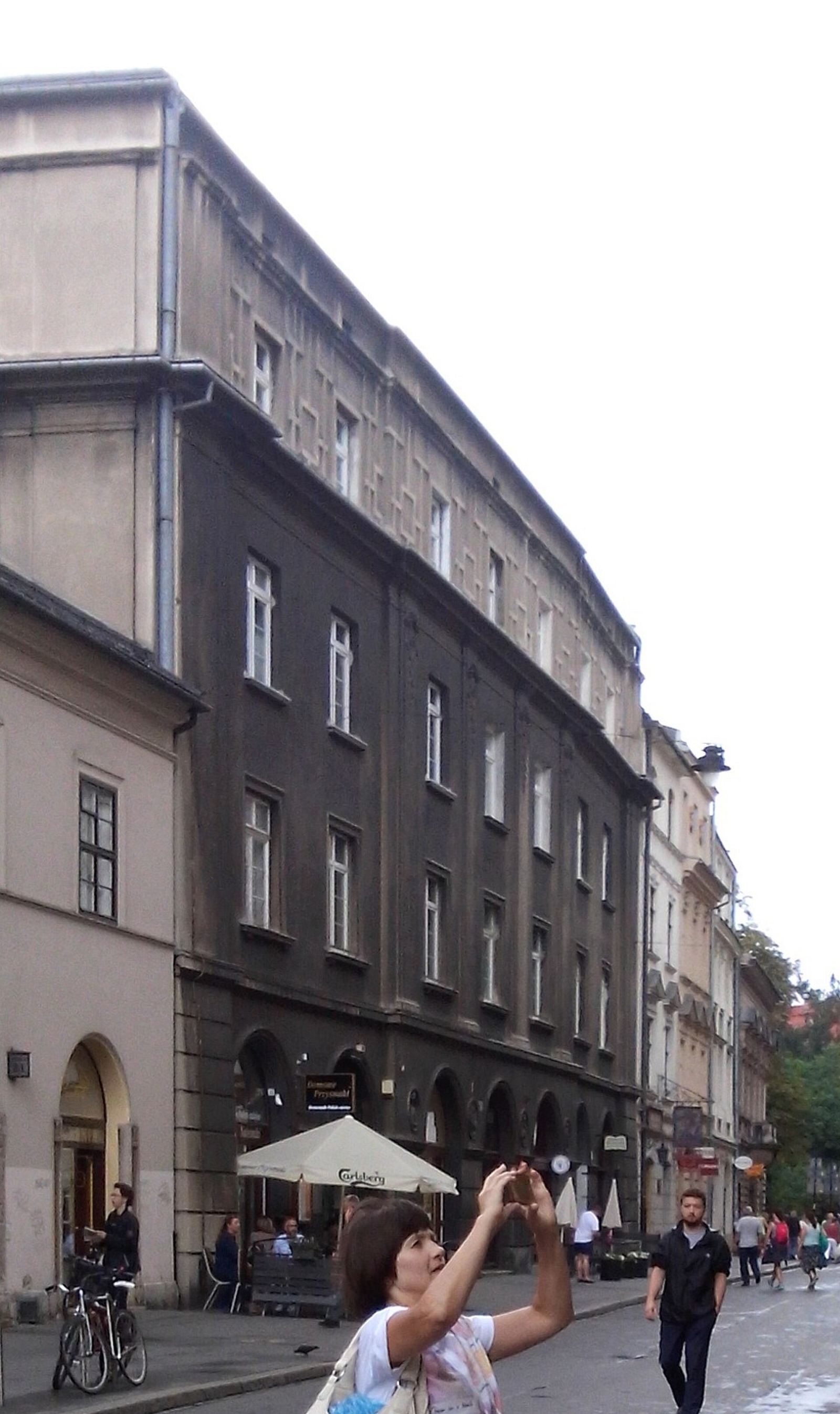 Elewacja frontowa kamienicy, Kraków