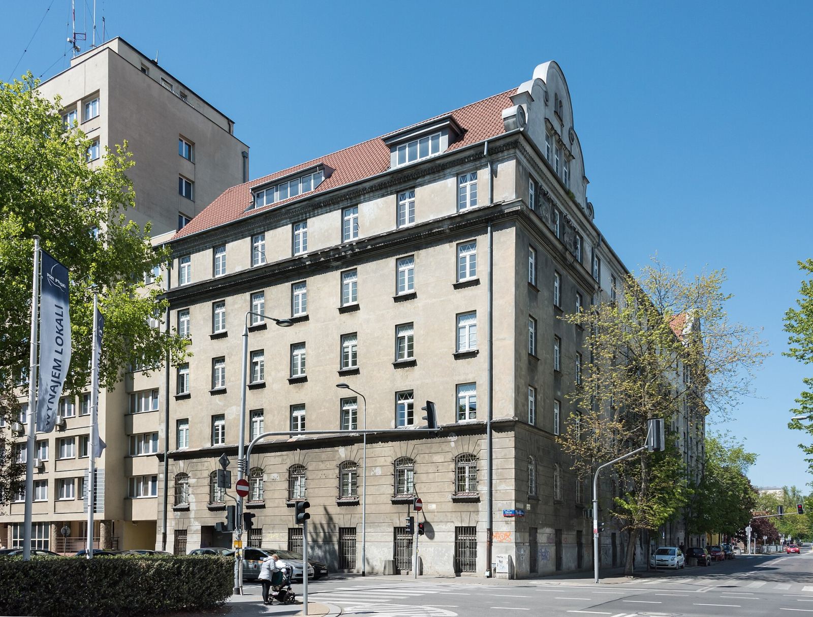 Dom akademicki studentów Żydów, ob. komenda policji, Warszawa