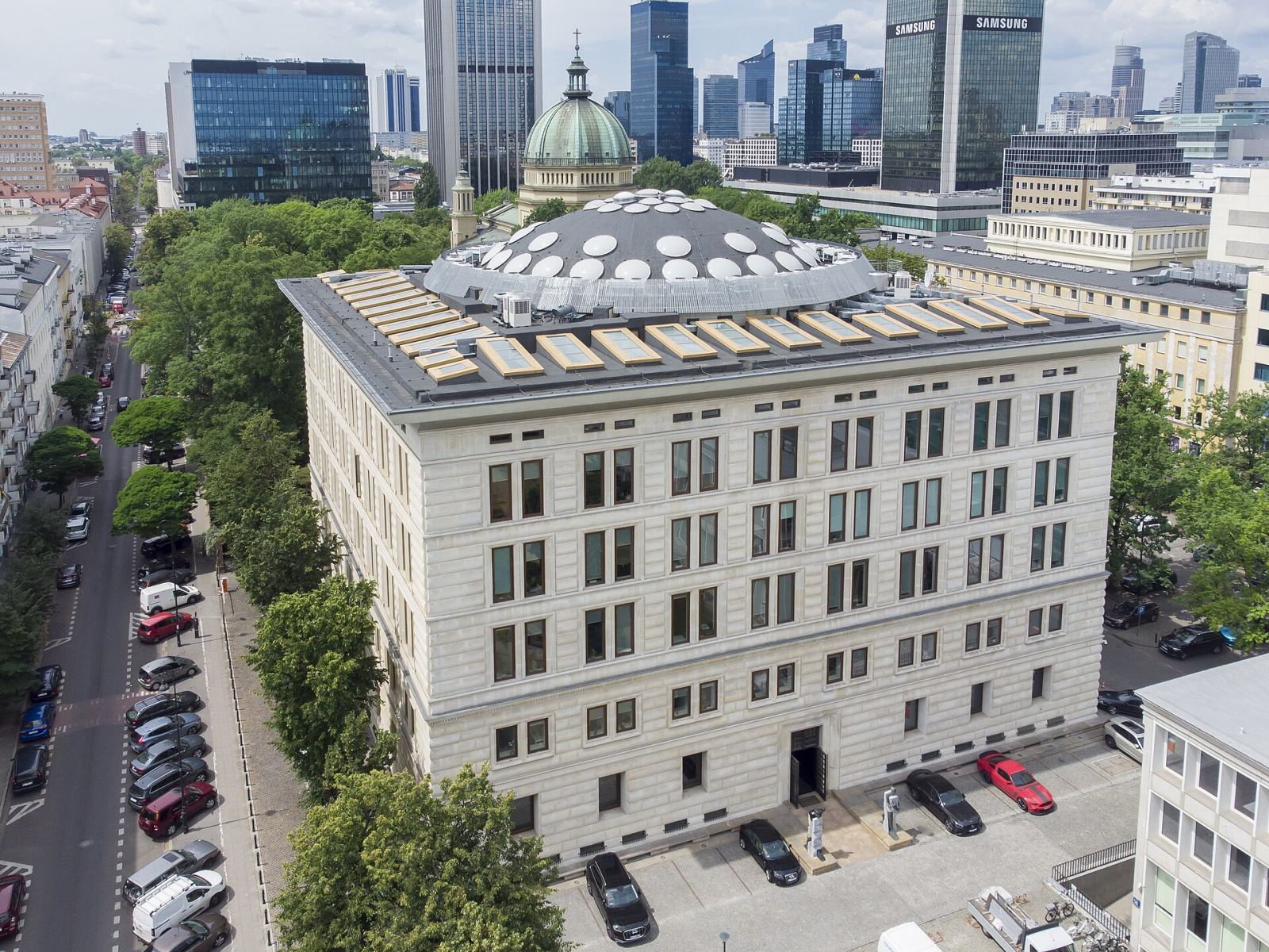 Biurowiec Ekspozytury Warszawskiej, tzw. biurowiec Prezydium Rządu (Ufficio Primo), Warszawa