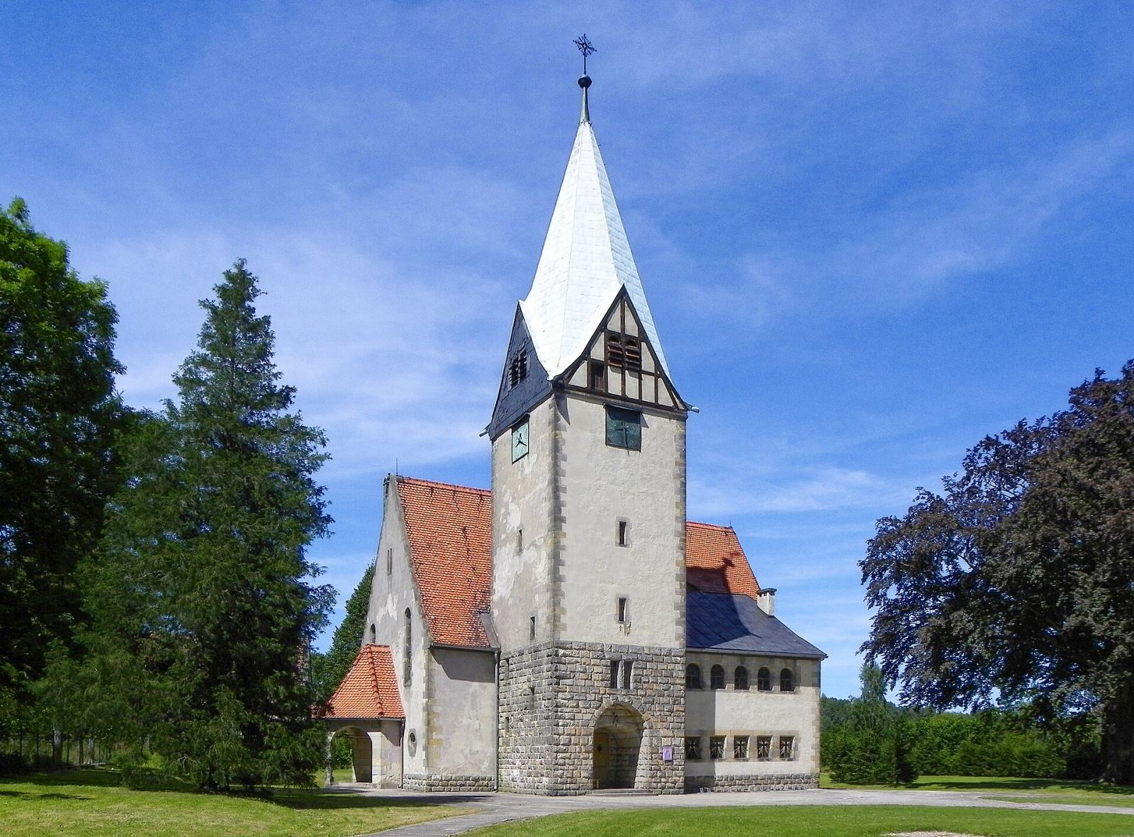 Kościół ewangelicki, ob. rzymskokatolicki pw. św. Mikołaja i Matki Boskiej Śnieżnej, Kotliska